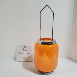 NIB Partylite Tangerine Tealight lantern P7936 (2 available)